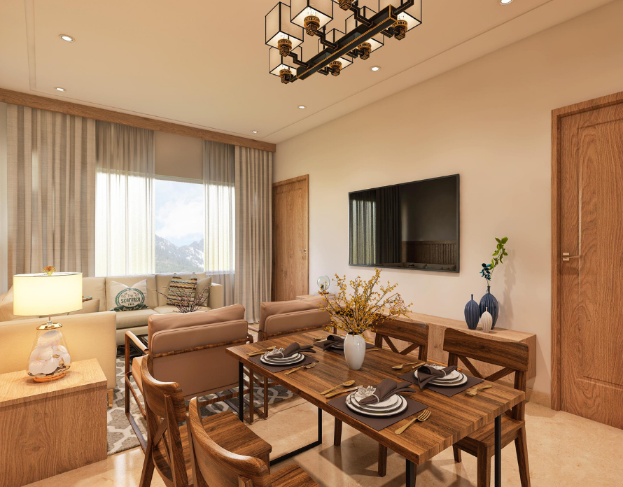 3 BHK apartment specifications at Tara Devi's Enclave